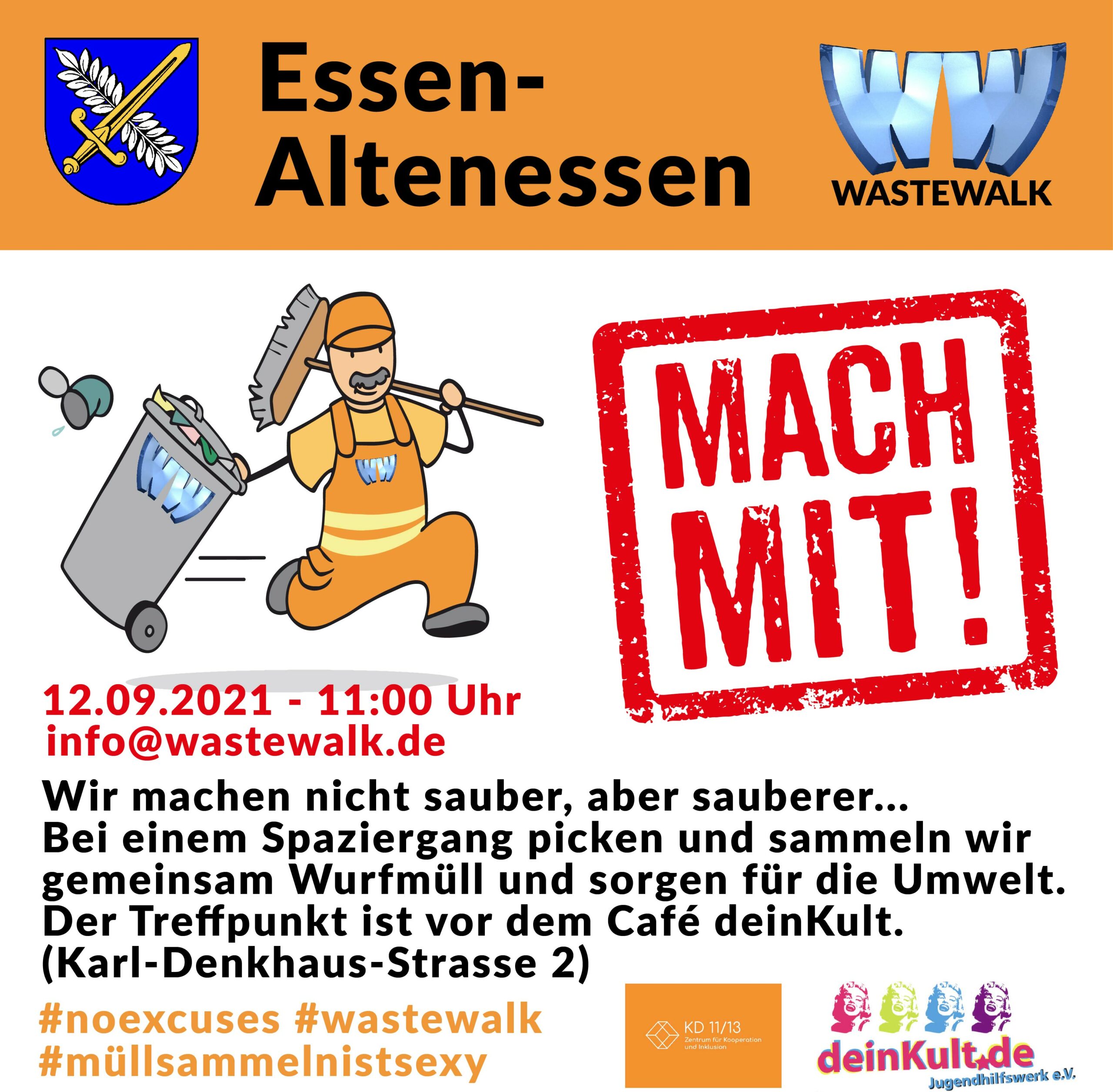 Essen- Altenessen – WasteWalk am 12.09.2021