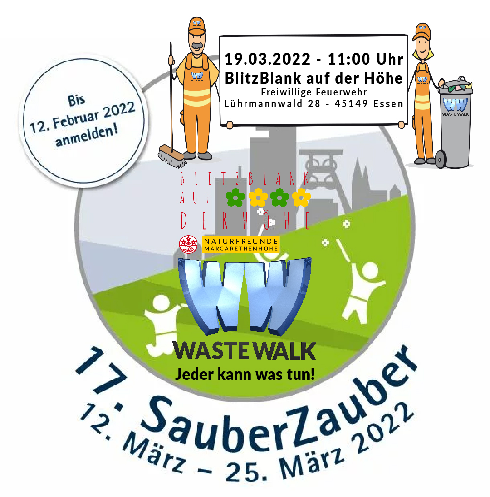 WasteWalk SauberZauber 2022 BlitzBank auf der Margarethenhöhe